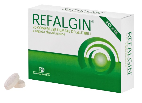 REFALGIN 20 COMPRESSE FILMATE DEGLUTIBILI 1 REFALGIN 20 COMPRESSE FILMATE DEGLUTIBILI