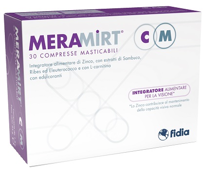 MERAMIRT CM 30 COMPRESSE MASTICABILI 1 MERAMIRT CM 30 COMPRESSE MASTICABILI
