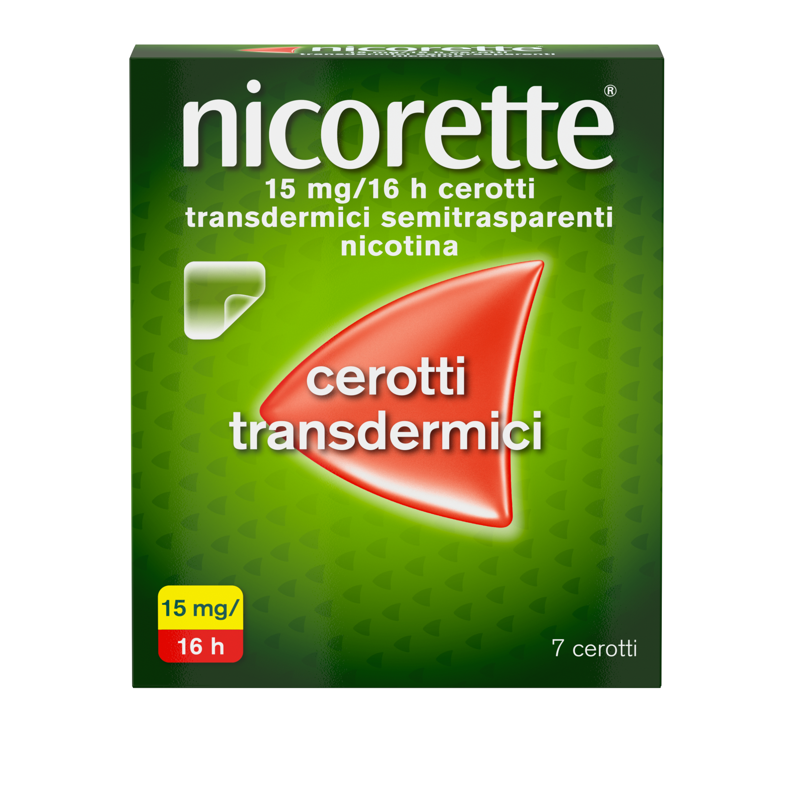 NICORETTE*7CER TRANSD 15MG/16H 1 NICORETTE*7CER TRANSD 15MG/16H