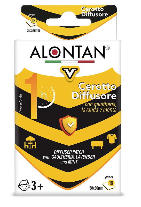 ALONTAN CEROTTO DIFFUSORE V 18 PEZZI 38X36 MM 1 ALONTAN CEROTTO DIFFUSORE V 18 PEZZI 38X36 MM
