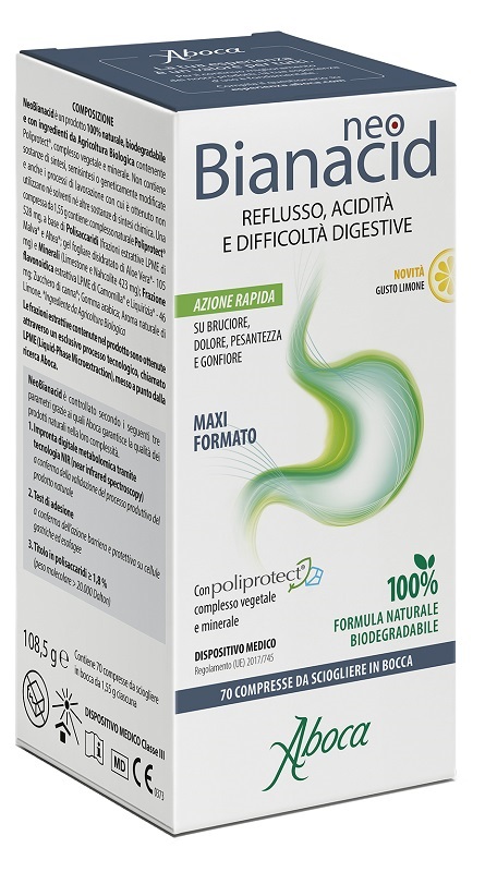 NEOBIANACID 70 COMPRESSE GUSTO LIMONE 1 NEOBIANACID 70 COMPRESSE GUSTO LIMONE