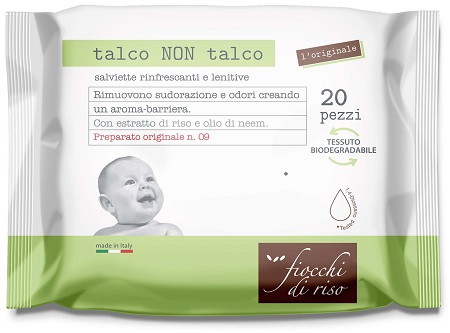 FIOCCHI DI RISO SALVIETTE TALCO NON TALCO 1 FIOCCHI DI RISO SALVIETTE TALCO NON TALCO
